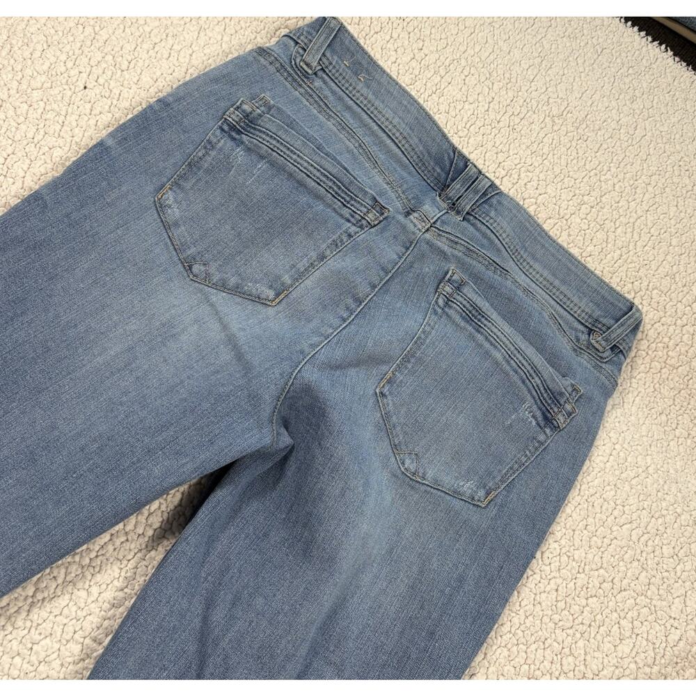 Democracy Women's Jeans Size 10 Blue Denim, AB Technology, Stretch Bell Bottom. - Picture 6 of 8